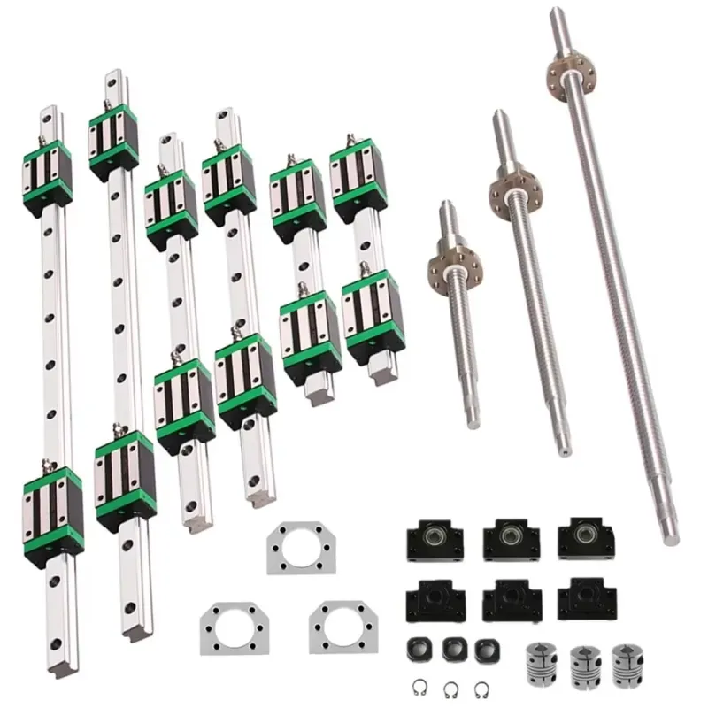 Hgr20 Linear Guide Rail Ballscrew Set - 6 Set di Guide Lineari HGR20