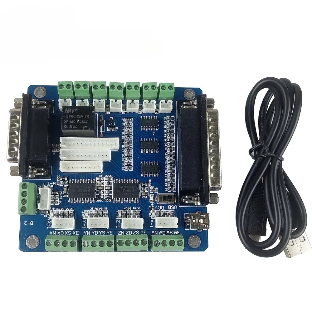 5 Axis Cnc Breakout Board Interface Mach3 - Scheda Controller CNC a 5 Assi