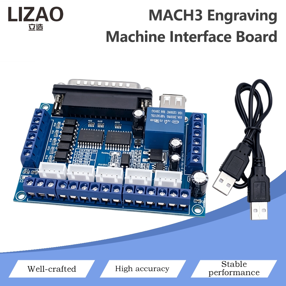 5 Axis Cnc Breakout Board Interface Mach3 - Scheda di controllo CNC MACH3 a
