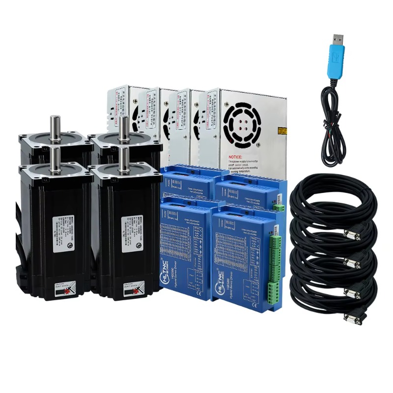Hybrid Servo Driver Nema 34 8.5Nm - Kit Motore Stepper a Ciclo Chiuso
