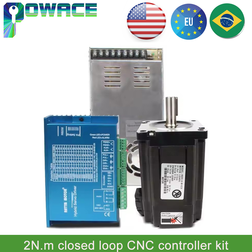 【EU】 Kit controller CNC per se - Nema 23 Closed Loop Stepper Motor Driver Kit recensione e prezzo