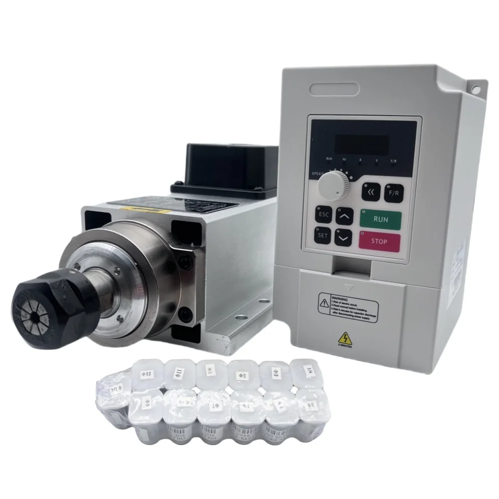 Kit Motore Mandrino CNC 1.5KW  - Air Cooled 1.5Kw Spindle Motor Inverter 110V recensione e prezzo