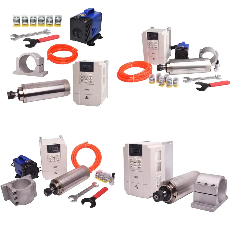 Set Mandrino Raffreddato ad Ac - 2.2Kw Water Cooled Spindle Kit Vfd recensione e prezzo