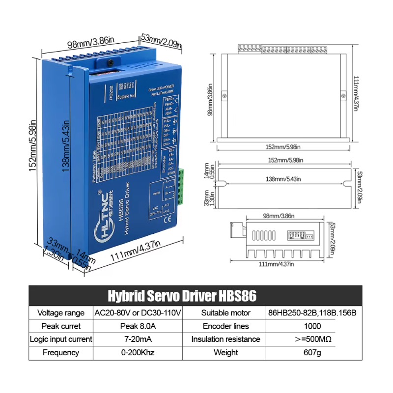 Kit Motore Stepper a Ciclo Chi - Hybrid Servo Driver Nema 34 8.5Nm recensione e prezzo