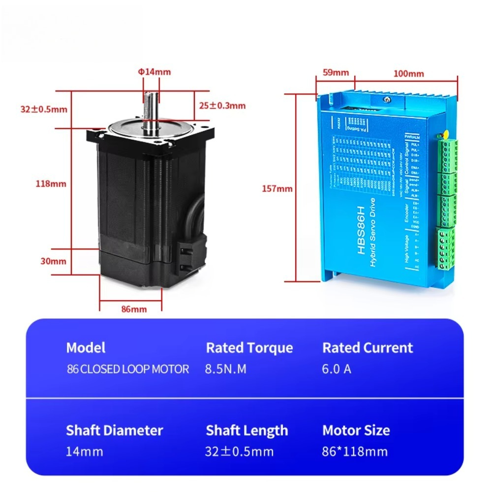 Kit servo ibrido ad anello chi - Hybrid Servo Driver Nema 34 8.5Nm recensione e prezzo